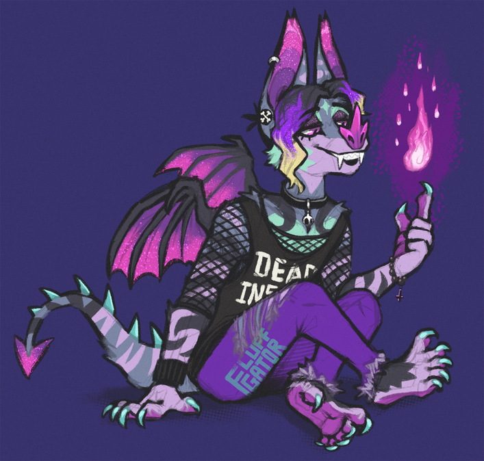 Colored Sketch (2024); $20. For @delgrimm (Bsky).