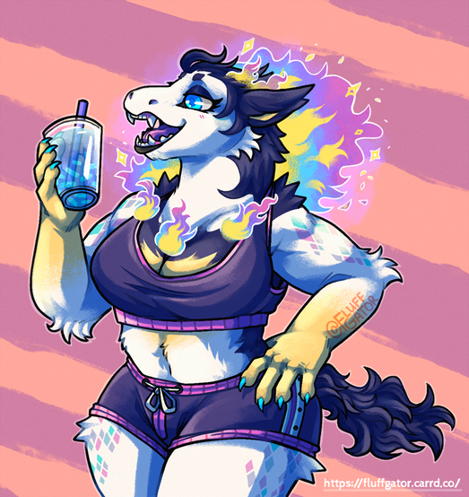 Portrait (2024); $63. For @SukariDragon.