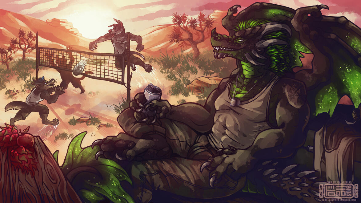 Illustration (2018); $280. For @VarenWolf.