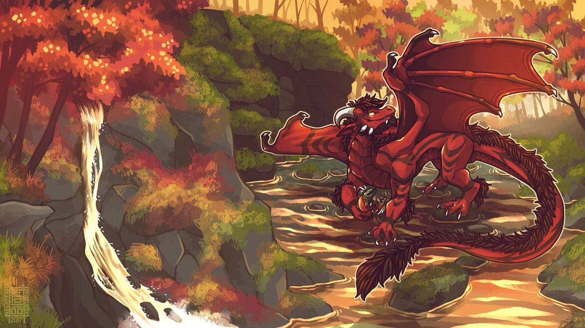 Illustration (2017); $200. For @DragonNamedRed.