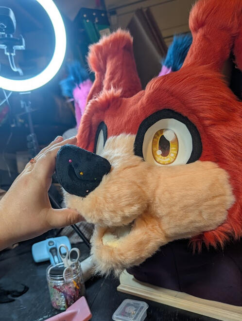 James the Mobian Wolf (Mini Partial). Project started in March 2025.